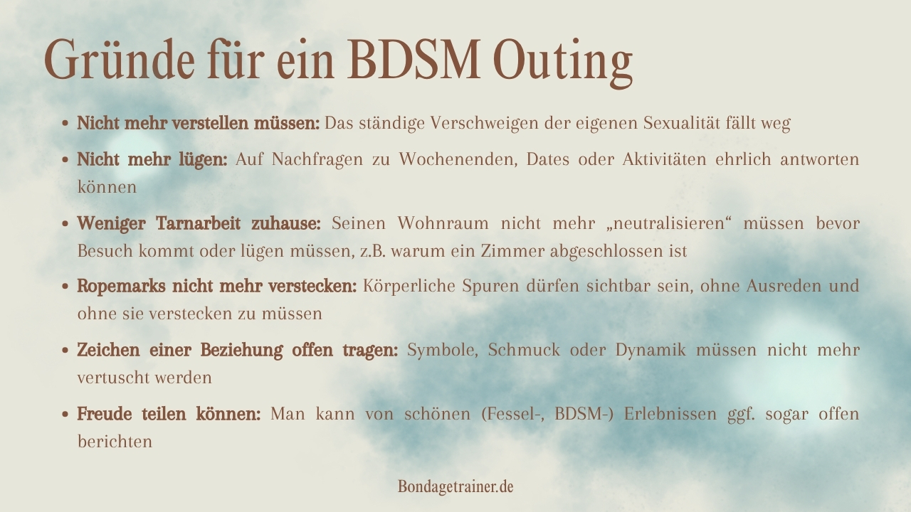 Bondage und BDSM Outing, Partner finden für Bondage, Shibari Tutorial, Bondage Wissen